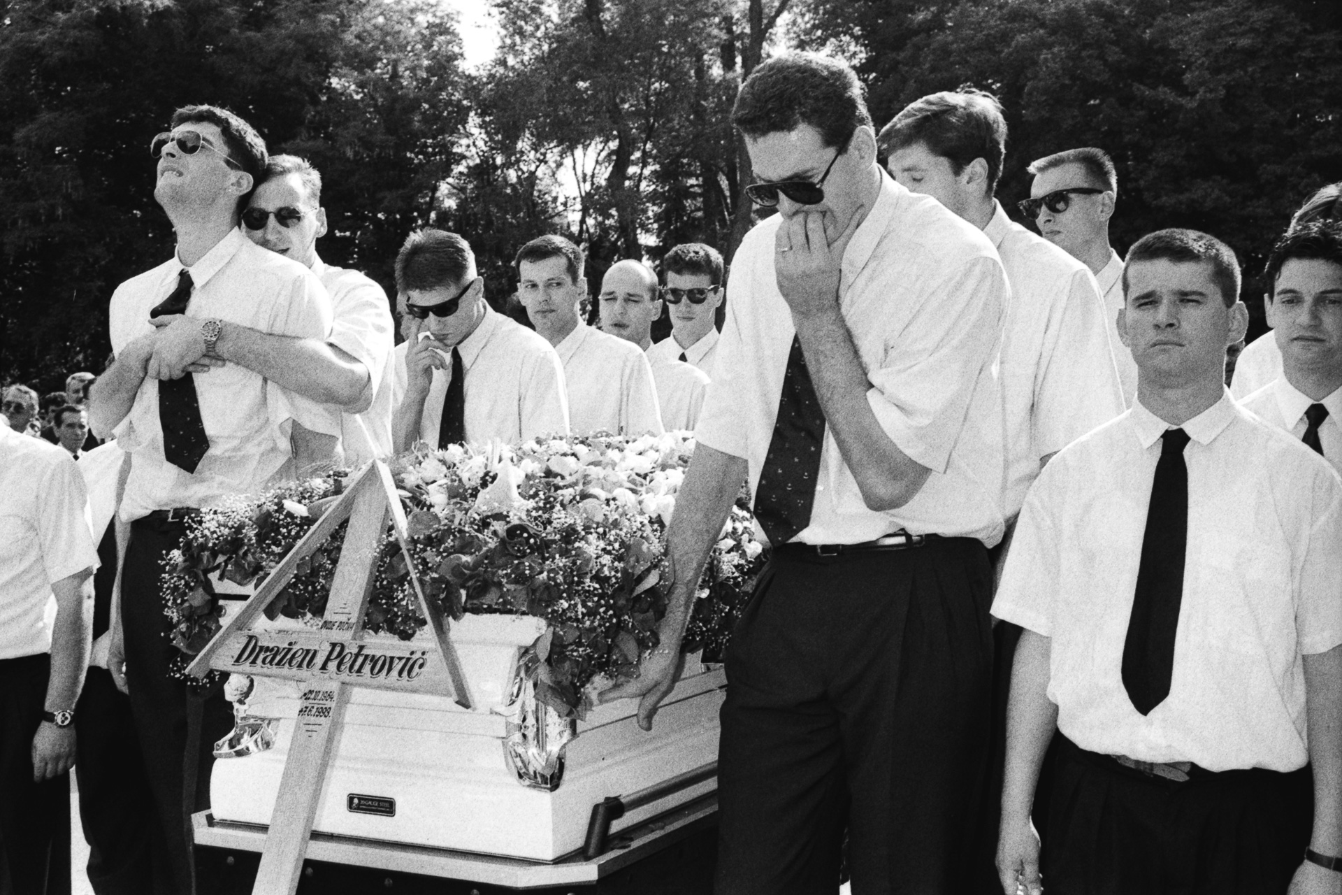 Dražen Petrović posljednji ispraćaj Zagreb 1993 hrvatska košarka legenda